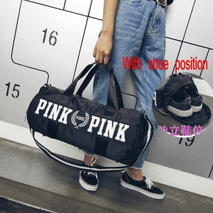 2019 New Cheap Sequins Black Gym Bag Women Shoe Compartment Waterproof Sport Bags For Fitness Training Yoga Bolsa Sac De Sport