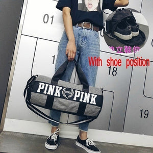 2019 New Cheap Sequins Black Gym Bag Women Shoe Compartment Waterproof Sport Bags For Fitness Training Yoga Bolsa Sac De Sport