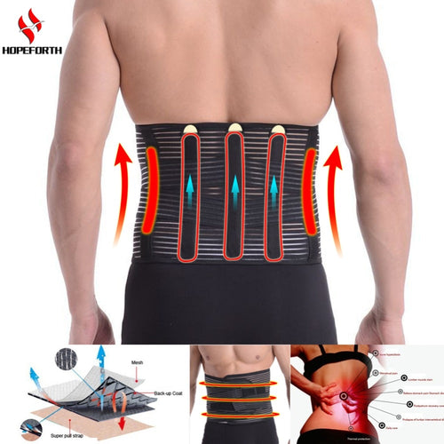 Lumbar Brace Support Belt Breathable Bandage Protection Back Waist Support Belt Health Care High Elastic