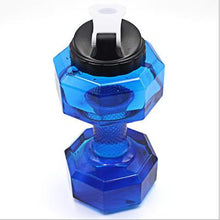 Load image into Gallery viewer, 2.2L large capacity dumbbell shaped plastic gym sports bottle outdoor fitness bicycle bicycle camping Garrafa travel water bottl