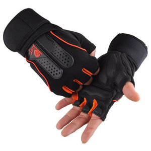 1 Pair Half Finger Weight Lifting Gloves Men Women Weightlifting Fitness Non-Slip Sport Gloves For Dumbbells Gym Training Gloves