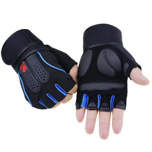 Load image into Gallery viewer, 1 Pair Half Finger Weight Lifting Gloves Men Women Weightlifting Fitness Non-Slip Sport Gloves For Dumbbells Gym Training Gloves