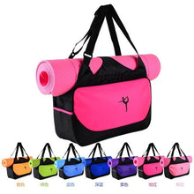 Load image into Gallery viewer, Multi-functional Waterproof Clothes Backpack Yoga Mat Bag Women&#39;s Pilates Fitness Shoulder Bag Gym Sports Case Bag (Without Mat)