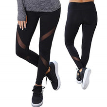 Load image into Gallery viewer, Sexy Yoga Pants Women Mesh Leggings Sport Women Fitness Running Sportswear Sports Pants Fitness Gym Girl Leggins Sportleggings