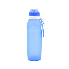 Load image into Gallery viewer, Food Level Silica Gel Solid Cup Foldable Travel Outdoors Plastic Water Bottle Action Cup 400ml Gift Water Drink My Gym Bottle