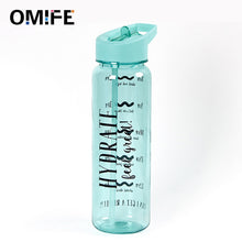 Load image into Gallery viewer, Omife 750ml Tritan Drink Water Bottle Sport Plastic Water Bottle with Straw BPA Free Fitness gourde For Water Jug Gym Drinkware