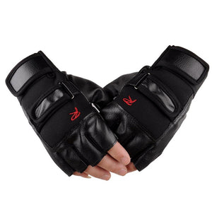 1 pair High Strength Weight Lifting Gym Glove Exercise Sport Fitness Sports riding Weight Lifting Leather Gloves