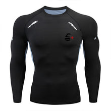 Load image into Gallery viewer, 2019 new men&#39;s compression long-sleeved shirt men&#39;s tight-fitting T-shirt sports tights fitness gym training shirt brand