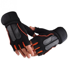 Load image into Gallery viewer, Gym Body Building Training Sports WeightLifting Gloves For Men And Women Fitness Exercise Half Finger Gloves