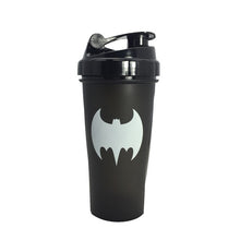 Load image into Gallery viewer, 600ML Super Heroes Shaker Bottle With Whisk Ball Sports Gym Whey Protein Powder Mixing Bottle Fitness Water Bottle BPA Free