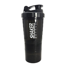 Load image into Gallery viewer, Creative Protein Powder Shaker Bottle Sports Fitness Mixing Whey Protein Water Bottle Sports Shaker for Gym Powerful Leakproof