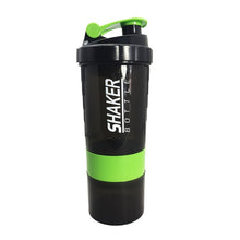 Load image into Gallery viewer, Creative Protein Powder Shaker Bottle Sports Fitness Mixing Whey Protein Water Bottle Sports Shaker for Gym Powerful Leakproof